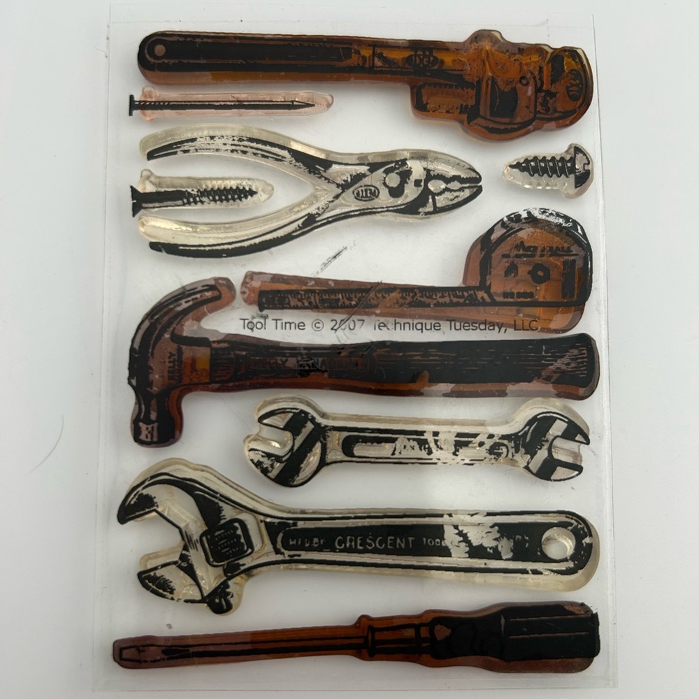 Cling acrylic Stamp Set by Technique Tuesday